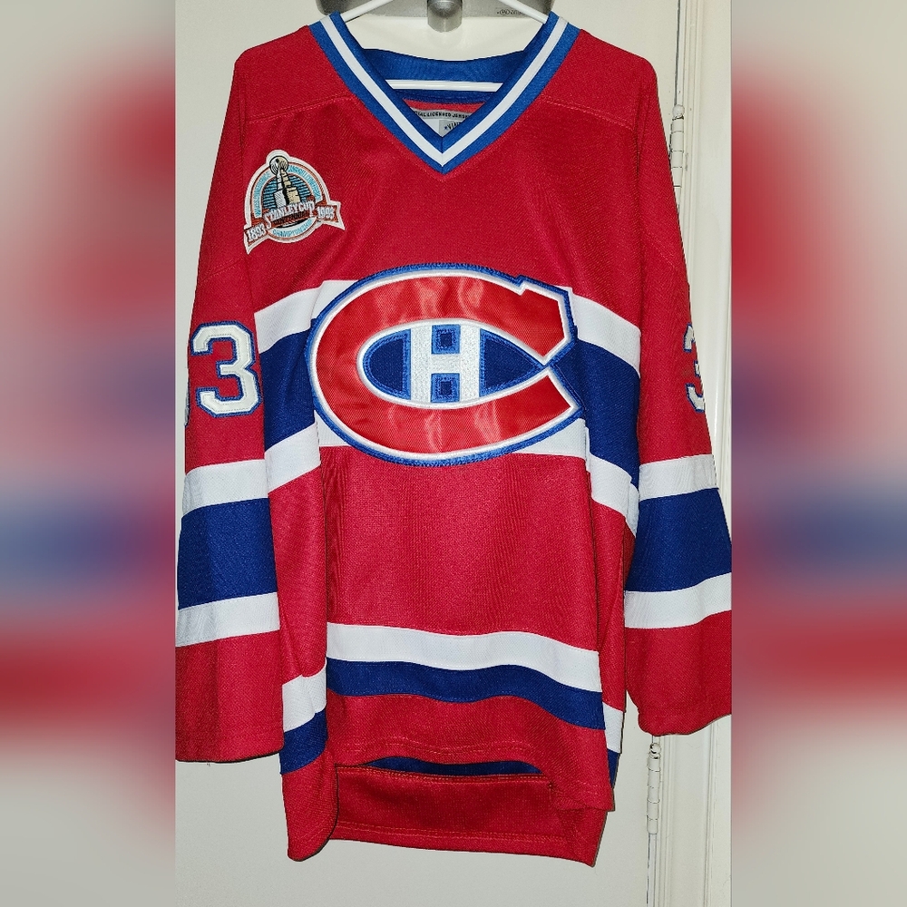 CCM Red and Blue Hockey Jersey